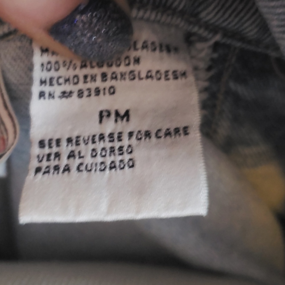 Bill Blass Jean Jacket, Petite M - Picture 4 of 4